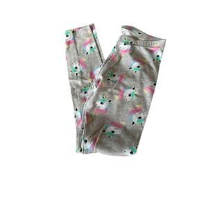 H&M grey unicornn leggings size 9-10